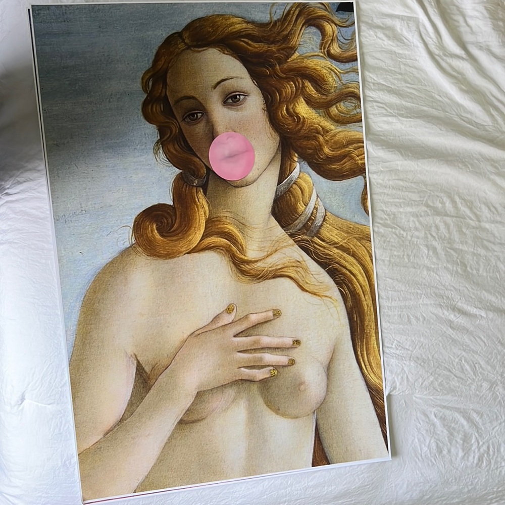 Vintage/modern Painting Poster